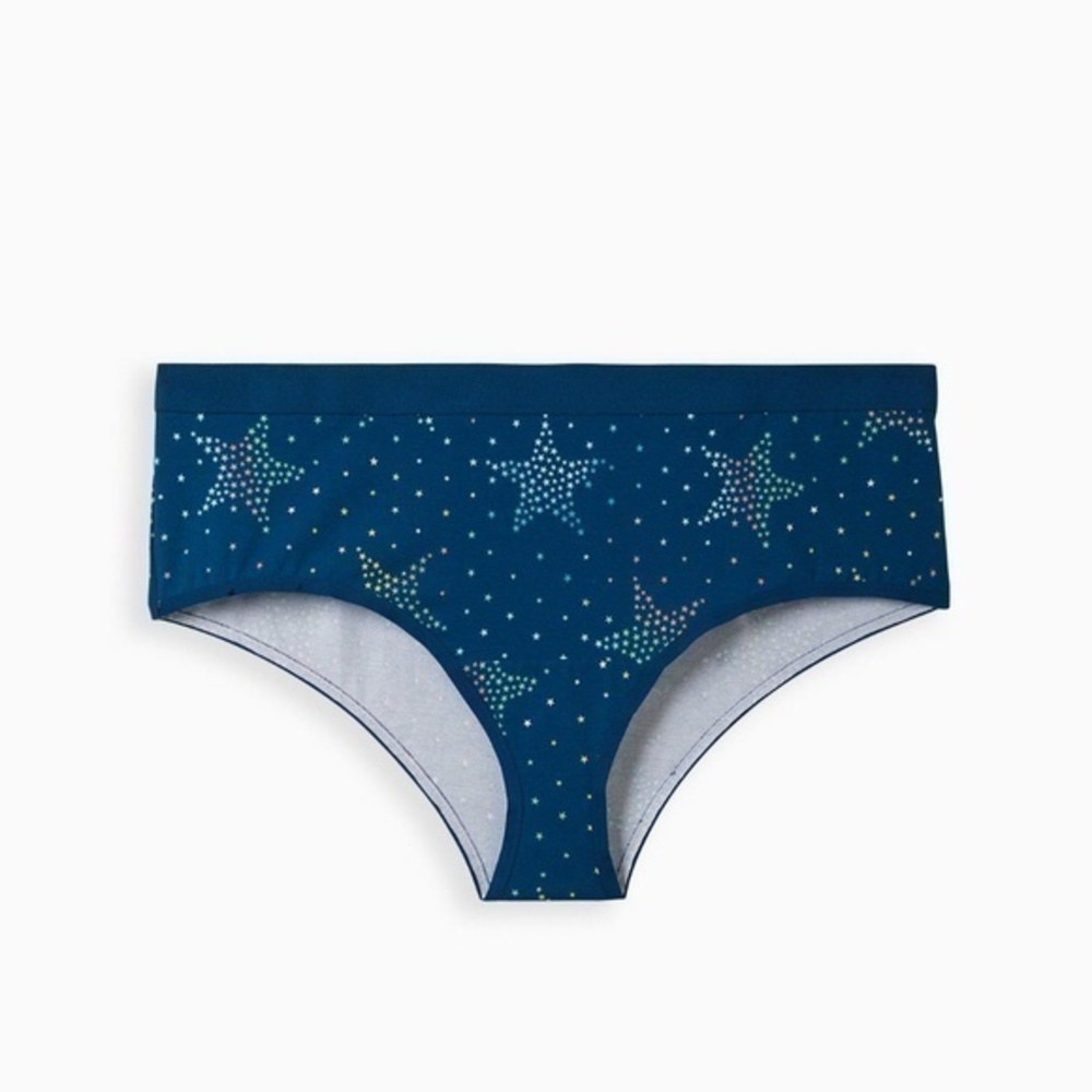 3/$25 Torrid Cotton Mid Rise Cheeky Panty Star Print Panties sz 4 or 26 4X